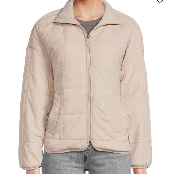 Avalanche Jackets & Blazers - Avalanche Outdoors Cream Quilted Spring Lightweight Jacket